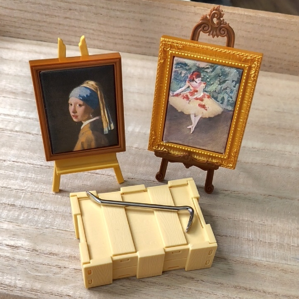 Zuru Mini Brands Masterpieces Framed Edgar Degas And Johannes Vermeer  Paintings